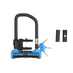 Antifurt U-Lock Oxford Shackle14 260mm x 177mm, albastru