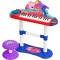 Keyboard electronic cu microfon si scaunel Peppa Pig