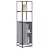 Gossi dulap nalt gri sonoma 35,5x35x139 cm lemn prelucrat