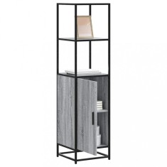 Gossi dulap nalt gri sonoma 35,5x35x139 cm lemn prelucrat