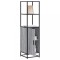 Gossi dulap nalt gri sonoma 35,5x35x139 cm lemn prelucrat