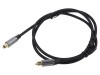 Cablu Toslink Negru Aurit 2m