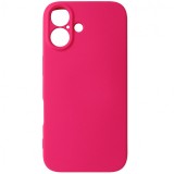 Husa silicon TPU Matte roz pentru Apple iPhone 16