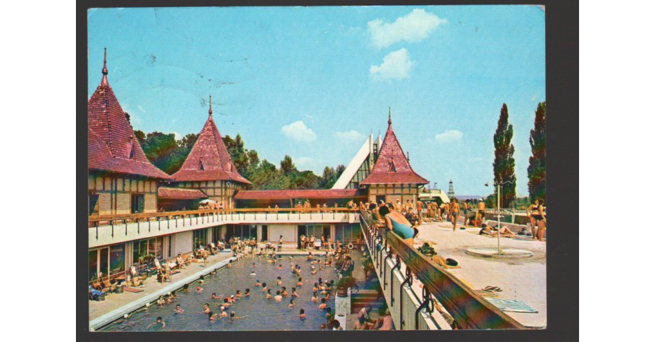 CPIB 19396 CARTE POSTALA - ORADEA. BAILE FELIX, STRANDUL APOLLO ...
