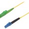 Patch cord fibră optică E2/APC, LC/UPC, 5m, 9/125um