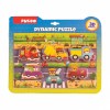 Puzzle Spuma EVA Masini Semne Circulatie 17 Piese PUEDO TOYS 3+ Ani Joc Educativ Motricitate