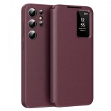 Husa pentru Samsung Galaxy S23 Ultra S918, Techsuit, SmartView, Rosie