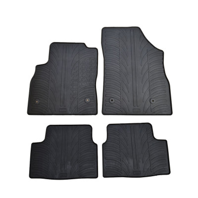 Set covorase auto din cauciuc Opel Astra K 10.2015-2022 (5 usi, Manual), Astra K Sport Tourer 05.2016-2022, Negru, Gledring, 4 buc. AutoDrive ProParts foto