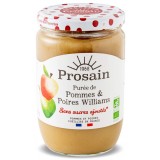 Piure de mere si pere Williams BIO fara zahar Prosain