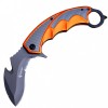 Cutit pliabil CS GO Claw Foxter, 20 cm, otel inoxidabil, portocaliu/gri