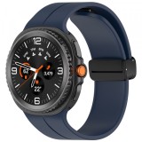 Curea Techsuit W011 pentru Samsung Galaxy Watch 8 Classic / Watch8 44mm / Watch 8 40mm, Bleumarin