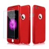 Husa Apple iPhone 6/6S, FullBody Elegance Luxury iPaky Red , acoperire completa 360 grade cu folie de sticla