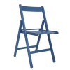 Scaun pliant Basic - cadru albastru