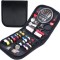 Set 72 piese ata si accesorii pentru cusut XYGK, borseta inclusa, multicolor