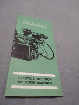 BROSURA/PLIANT AKESSON-PLASTICS INJECTION MOULDING MACHINES foto