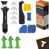 Set 14 piese pentru rosturi gresie, scule din silicon, indepartare, curatare si profilare