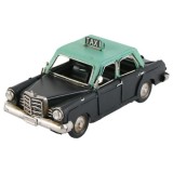 Masina decorativa Taxi retro, din metal 16&times;7 CM
