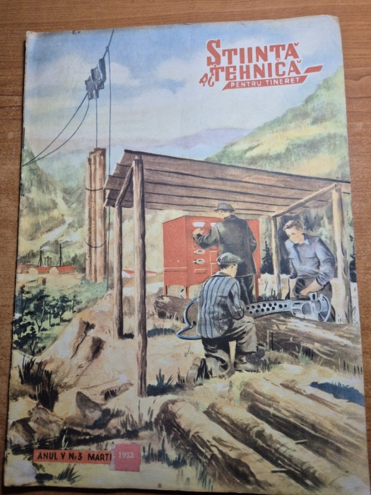 stiinta si tehnica martie 1953-giroscopul,articol zona moldovei