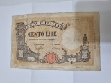 Bancnota Italia 100 Lire 1943-44 P67a - Bancnote Străine Europa