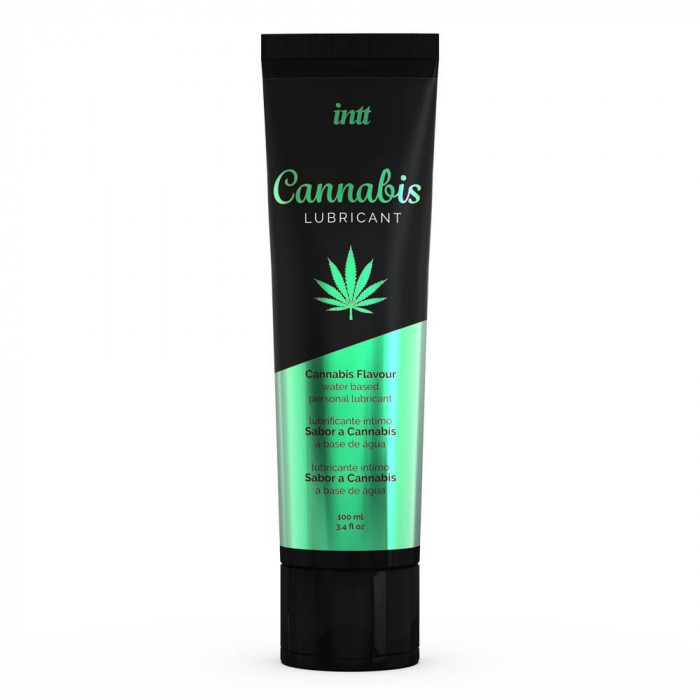 Cannabis Tube - Lubrifiant pe Bază de Apă cu Aromă de Cannabis, 100 ml