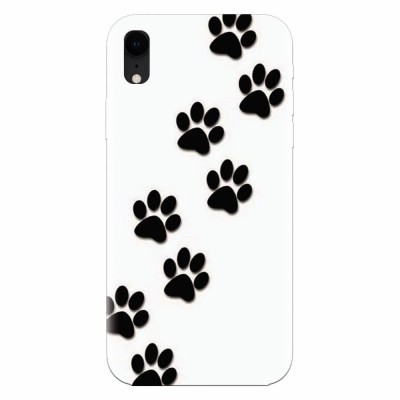 Husa silicon pentru Apple Iphone XR, Dog Mark foto