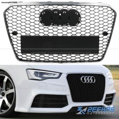 Grila sport tuning Audi A5 B8 8T RS Style crom cu negru (11-17) NOU