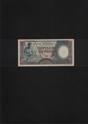 Rar! Indonezia 10 rupiah rupii 1958! seria029228 foto