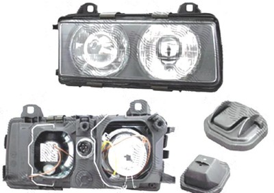 Far Bmw Seria 3 (E36), 12.1990-12.1994 (Fara Compact), fata, Dreapta, H1+H1+W5W; manual/electric; fara motoras, DEPO foto