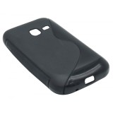 Husa silicon S-line neagra pentru Samsung Galaxy Ace Duos S6802