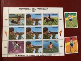 Paraguay - Timbre sport, jocurile olimpice 1984, nestampilate MNH, Nestampilat