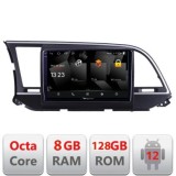 Navigatie HHyundai Elantra 2015-2018 5960Pro-581 Android Octa Core Qualcomm 2K Qled 8+128 DTS DSP 360 4G Optical CarStore Technology