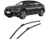 Cumpara ieftin Set stergatoare auto BMW Seria X6 (G06, F96) 2019-2023, pentru parbriz, Valeo Silencio Xtrm