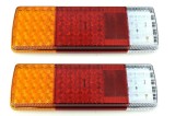 Set Lampa stop SMD 2046 12V-24V cu led-uri: 55 SMD Rezistenta la apa: IP66, Universal, Oem
