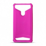Husa Telefon Universal Silicon Roz 4.5-5 inch Protectie Flexibila Smartphone