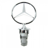 Emblema Star Mercedes Benz, montare pe capota, 133mm, Universal