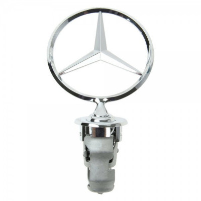 Emblema Star Mercedes Benz, montare pe capota, 133mm foto