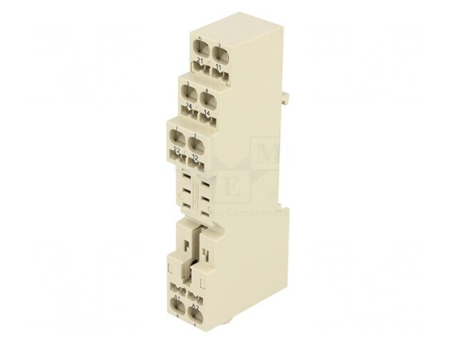 Stativ pentru şină DIN cleme fără şurub 5A 250VAC G2R-2-S