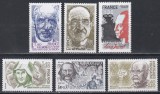 Franta 1981 - Aniversari - Personalitati, 6 Serii, MNH, Nestampilat
