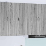 VidaXL Dulap suspendat de bucătărie cu ușă Gri Sonoma 40 x 31 x 100 cm 885121