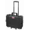 Hard case MAX505S-TR cu roti pentru echipamente de studio, Plastica Panaro