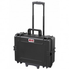 Hard case MAX505S-TR cu roti pentru echipamente de studio
