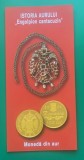 PLIANT(FOLDER) ISTORIA AURULUI &quot;ENGOLPION CANTACUZIN&quot;, PENTRU MONEDA DIN AUR