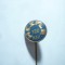 Insigna HESPER Romania - 120 ani Bucuresti - masini de prelucrare ,d=1,3cm