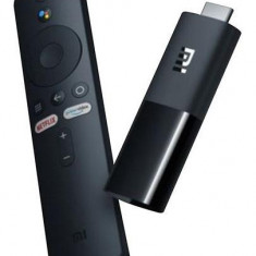 Player Multimedia Xiaomi Stick Mi Streaming TV, telecomanda cu control Google Assistant (Negru)
