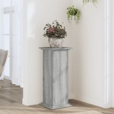 VidaXL Suport de plante, sonoma gri, 33x33x80 cm, lemn prelucrat