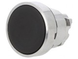 Comutator 22mm Negru cu Apăsare
