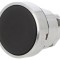 Comutator 22mm Negru cu Apăsare