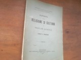 CONST. P. PROVIAN, RAPORTUL DINTRE RELIGIUNE SI CULTURA. TEZA DE LICENTA, BUCURESTI 1908- CU DEDICATIA AUTORULUI