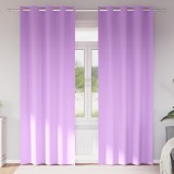 vidaXL Perdele cu perdele 2 pcs Violet 260 x 140 cm Poliester