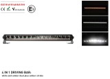 Cumpara ieftin LED Bar Girofar, lumina alba puternica si lumina portocalie de avertizare, calitate inalta, DRL, 80W, 3800lm, 54,5cm, 12-24V